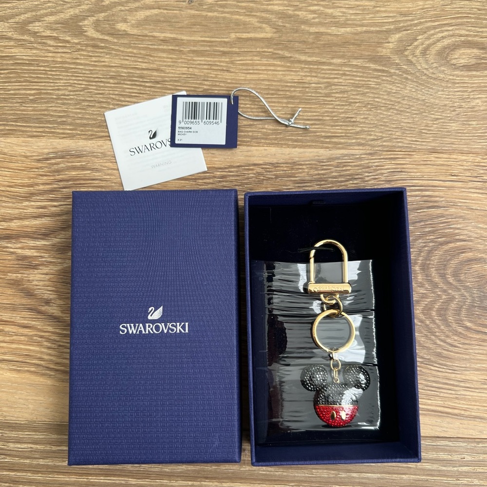 Swarovski Mickey Mouse Crystal Keychain